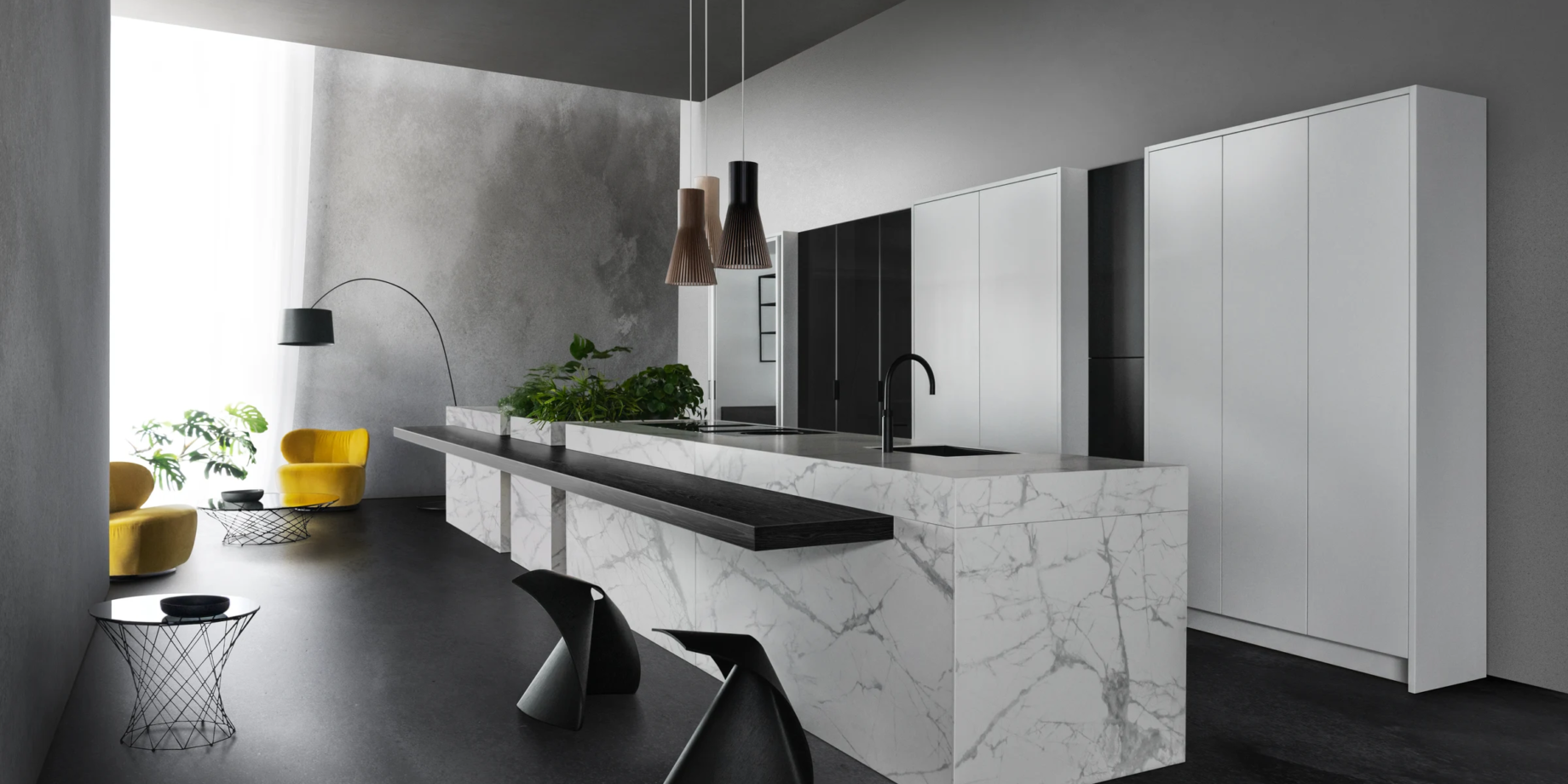ΕΠΙΠΛΑ ΚΟΥΖΙΝΑΣ SieMatic SLX LIGHT MARBLE