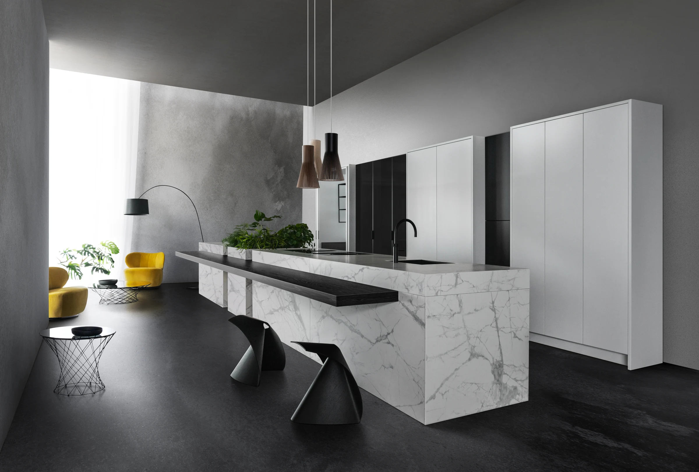 ΕΠΙΠΛΑ ΚΟΥΖΙΝΑΣ SieMatic SLX LIGHT MARBLE