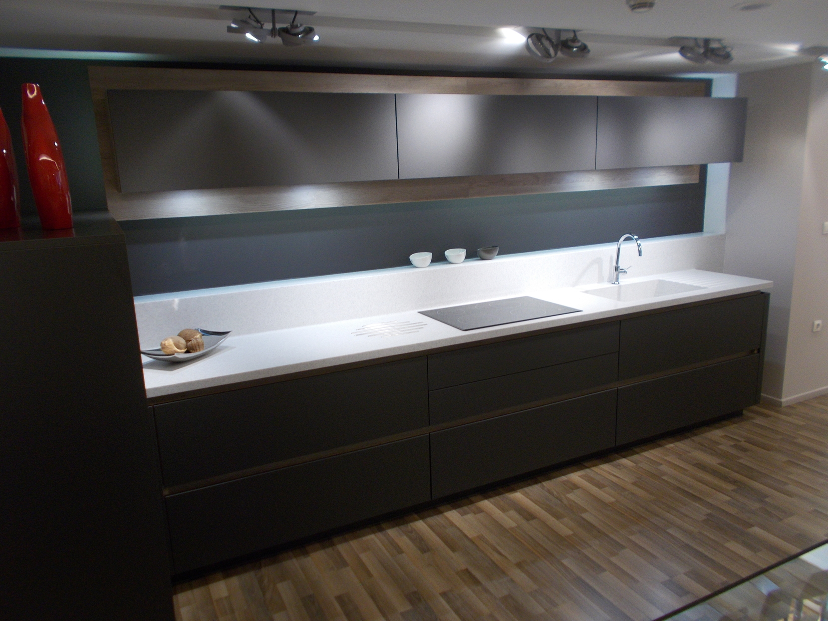 Εκθεσιακά έπιπλα κουζίνας &#8211; zerox graphite grey