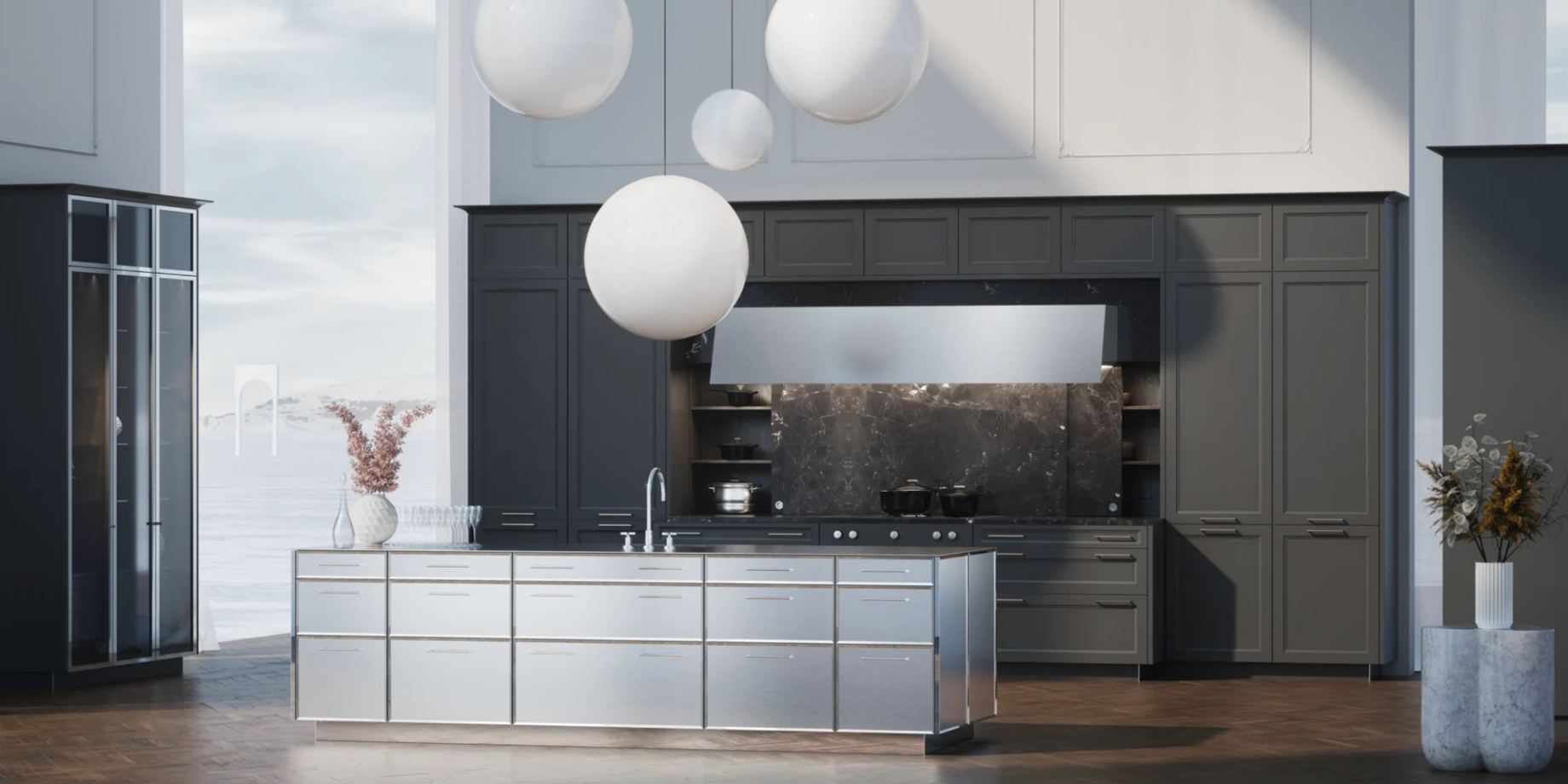 ΕΠΙΠΛΑ ΚΟΥΖΙΝΑΣ SieMatic CLASSIC STEEL & EBONY