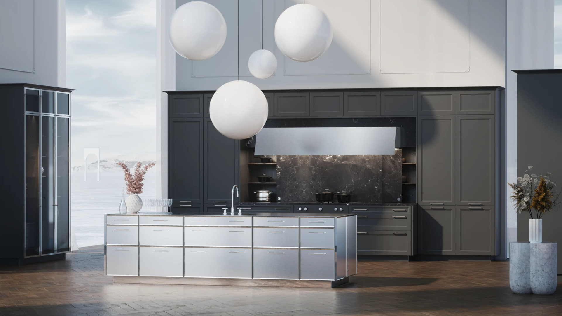 ΕΠΙΠΛΑ ΚΟΥΖΙΝΑΣ SieMatic CLASSIC STEEL & EBONY