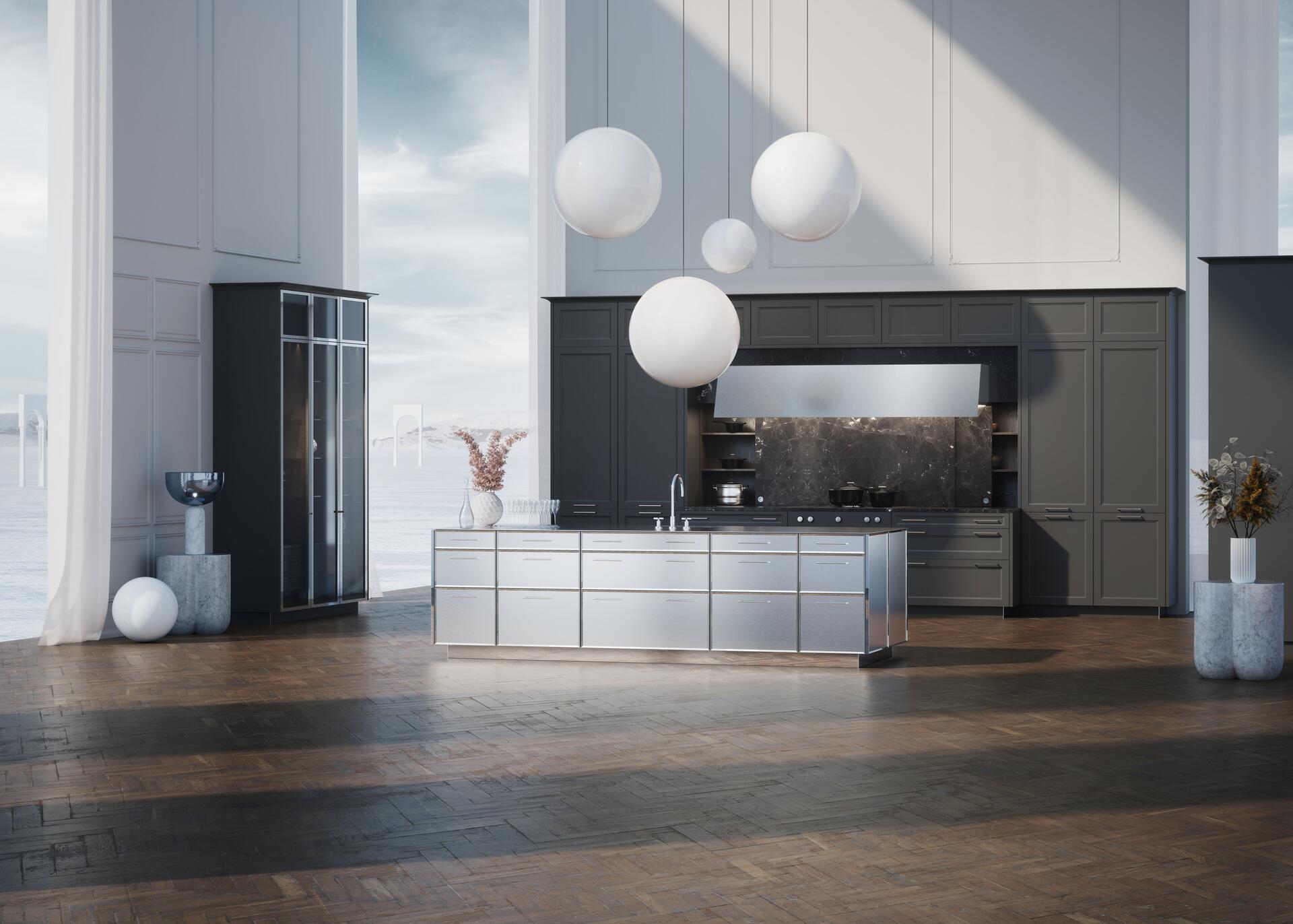 ΕΠΙΠΛΑ ΚΟΥΖΙΝΑΣ SieMatic CLASSIC STEEL &#038; EBONY
