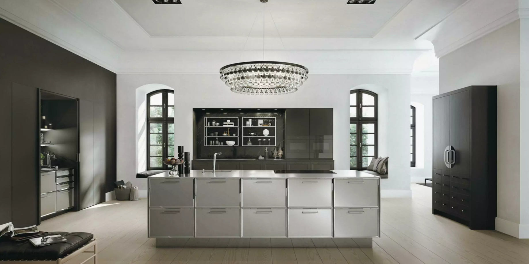 ΕΠΙΠΛΑ ΚΟΥΖΙΝΑΣ SieMatic CLASSIC STEEL & EBONY