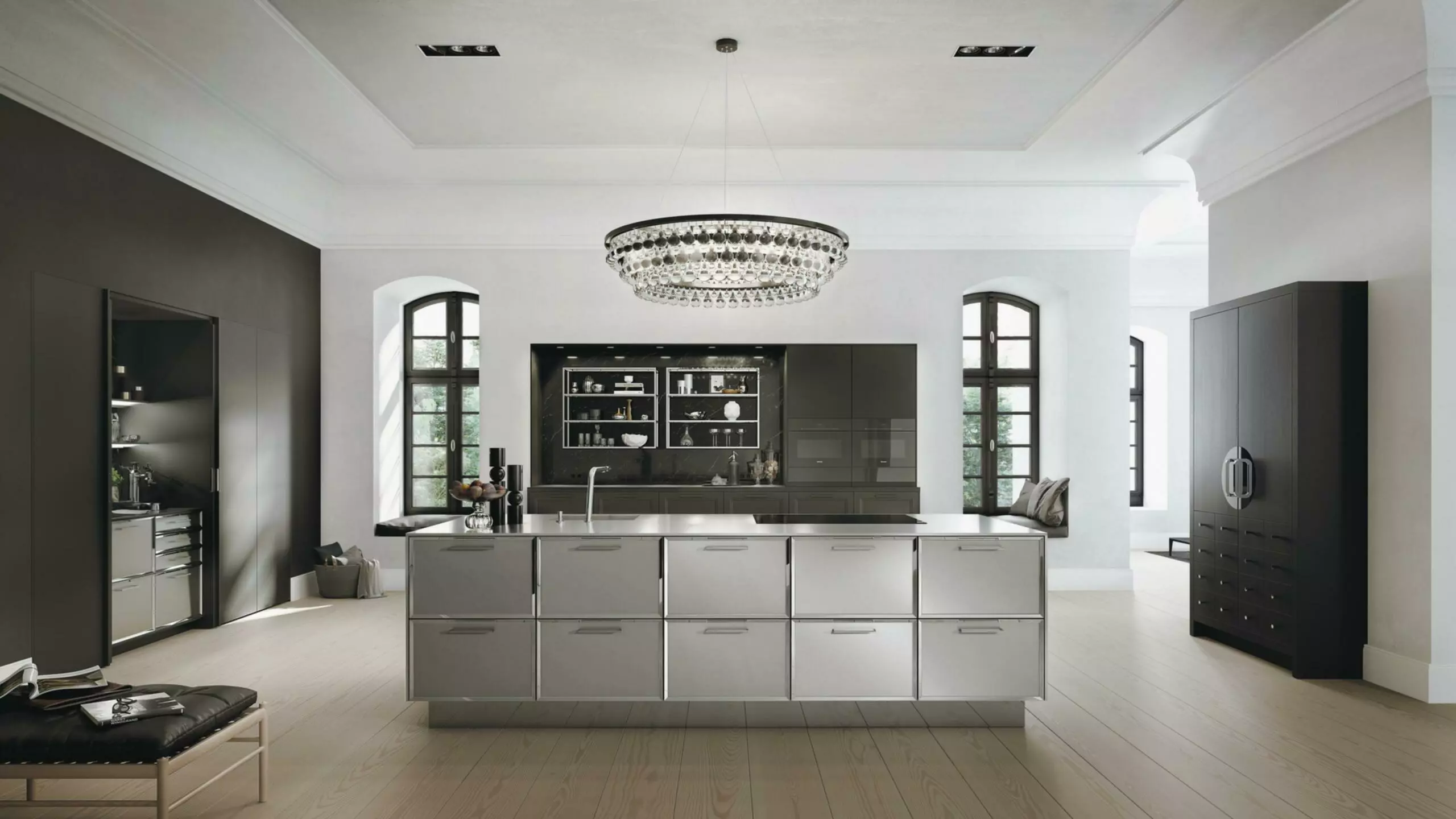 ΕΠΙΠΛΑ ΚΟΥΖΙΝΑΣ SieMatic CLASSIC STEEL & EBONY