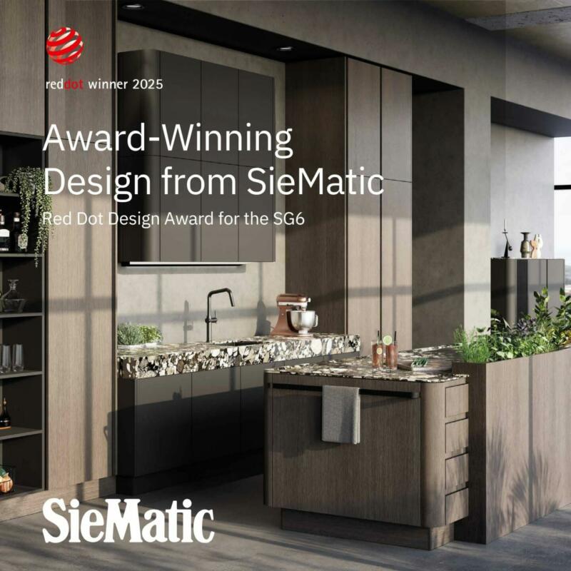 Η SieMatic SG6 κατακτά το Red Dot Design Award 2025