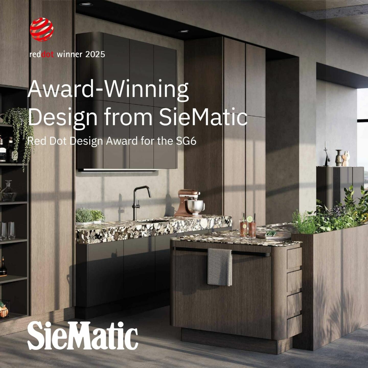Η SieMatic SG6 κατακτά το Red Dot Design Award 2025