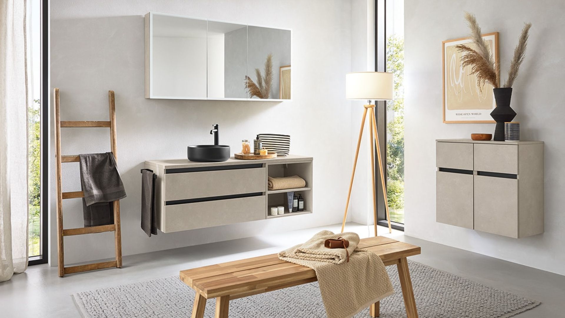 Η σειρά επίπλων μπάνιου του γερμανικού οίκου Bauformat