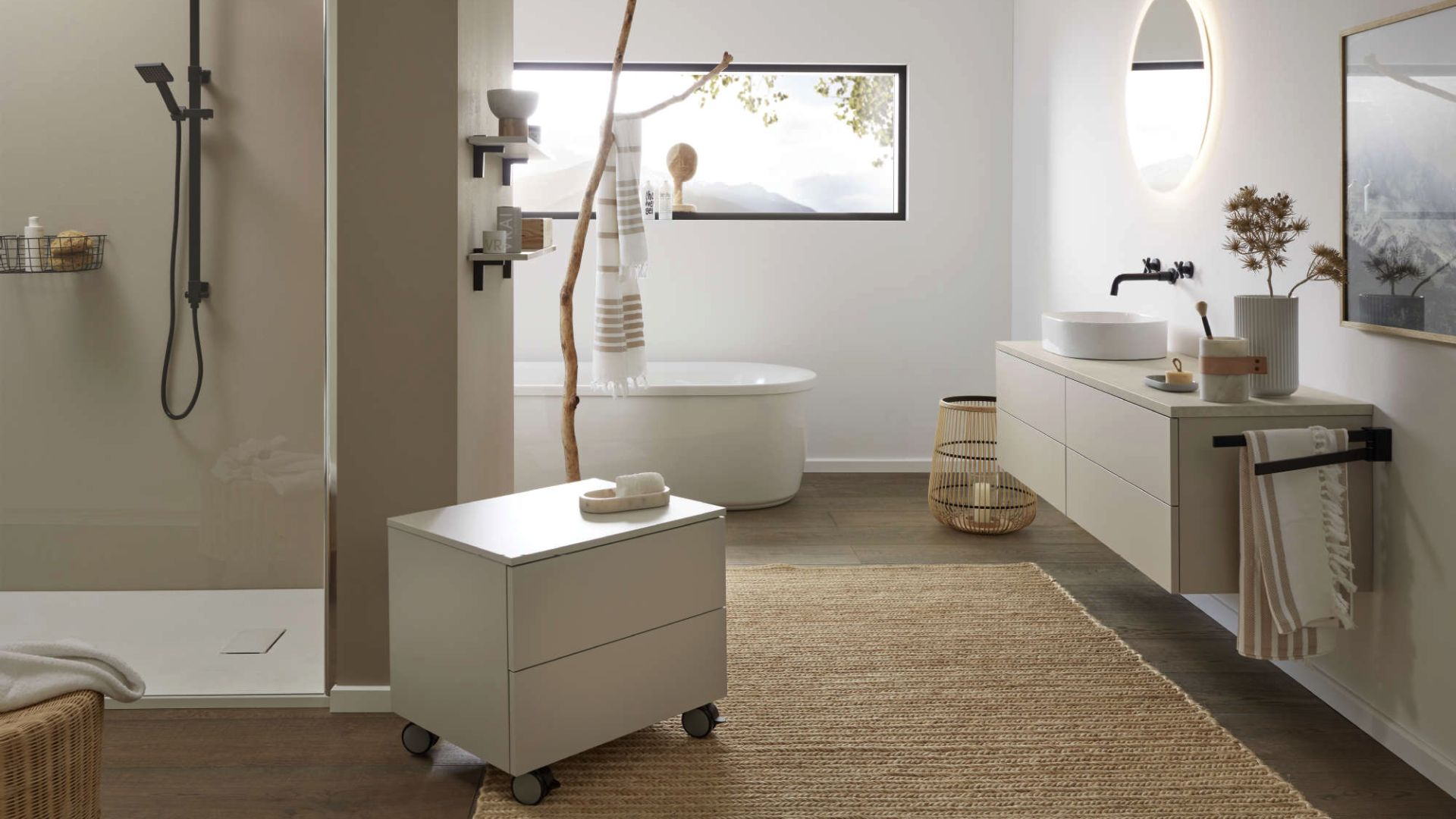 Η σειρά επίπλων μπάνιου του γερμανικού οίκου Bauformat