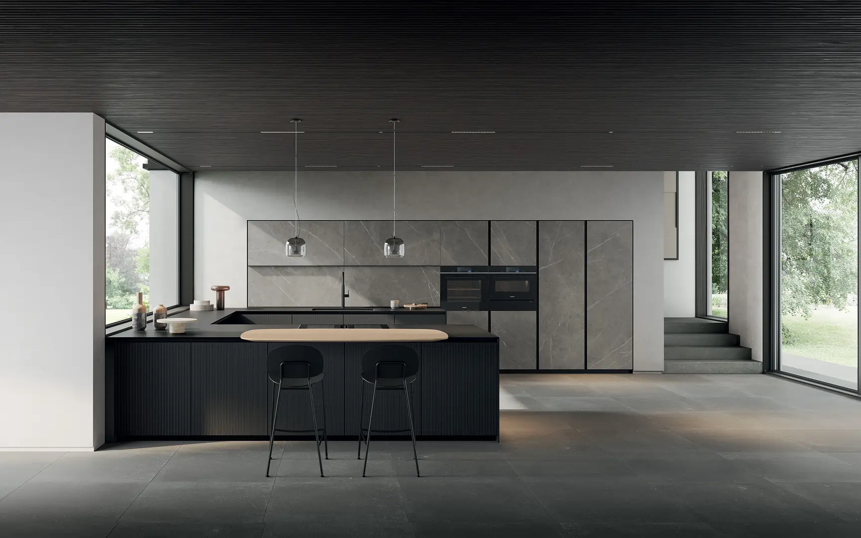 ΕΠΙΠΛΑ ΚΟΥΖΙΝΑΣ BIENTE ITALIA GLASS 2.0