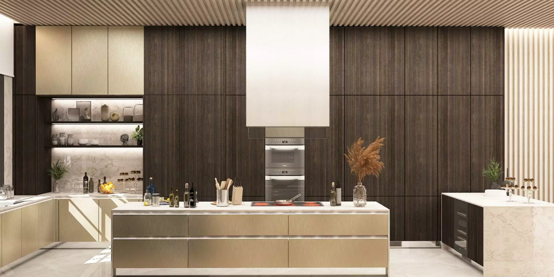 ΕΠΙΠΛΑ ΚΟΥΖΙΝΑΣ SieMatic SLX PURE BRASS