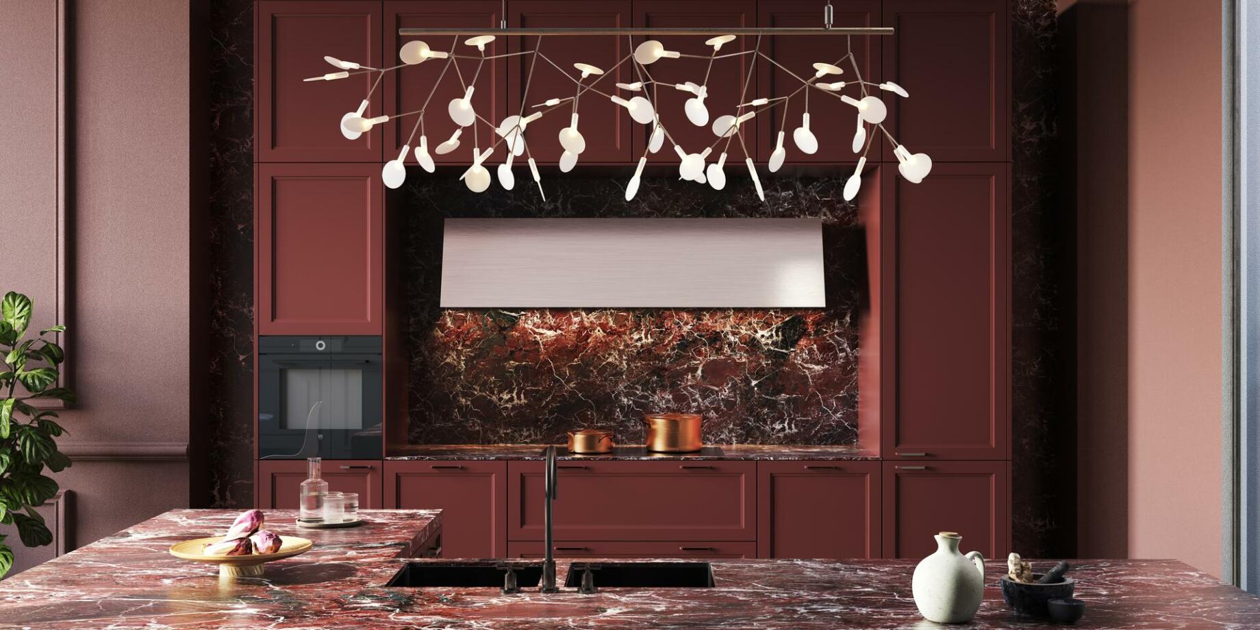 ΕΠΙΠΛΑ ΚΟΥΖΙΝΑΣ SieMatic CLASSIC ROSSO MARBLE