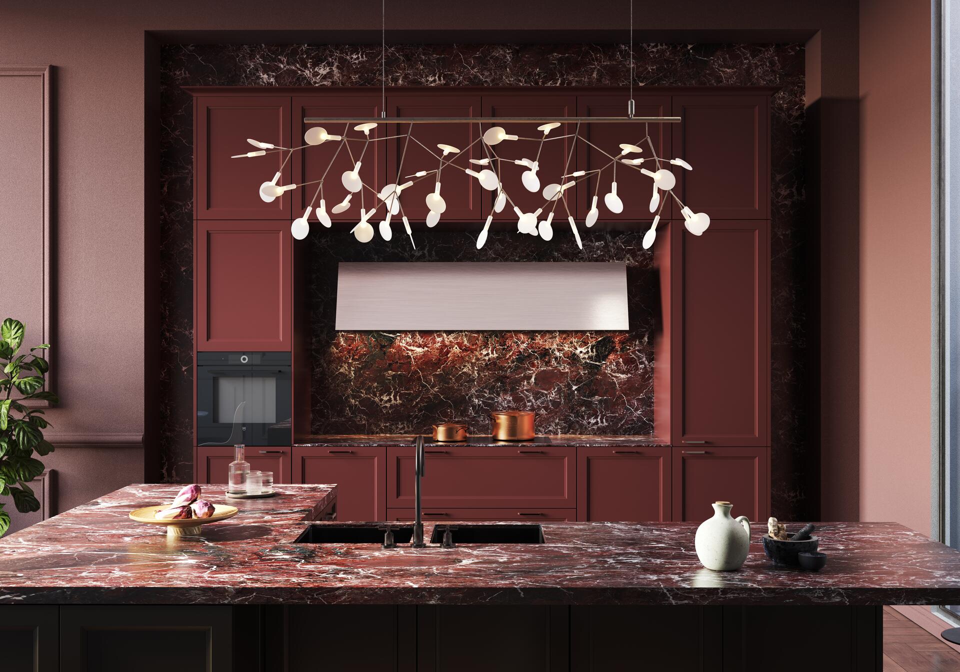 ΕΠΙΠΛΑ ΚΟΥΖΙΝΑΣ SieMatic CLASSIC ROSSO MARBLE