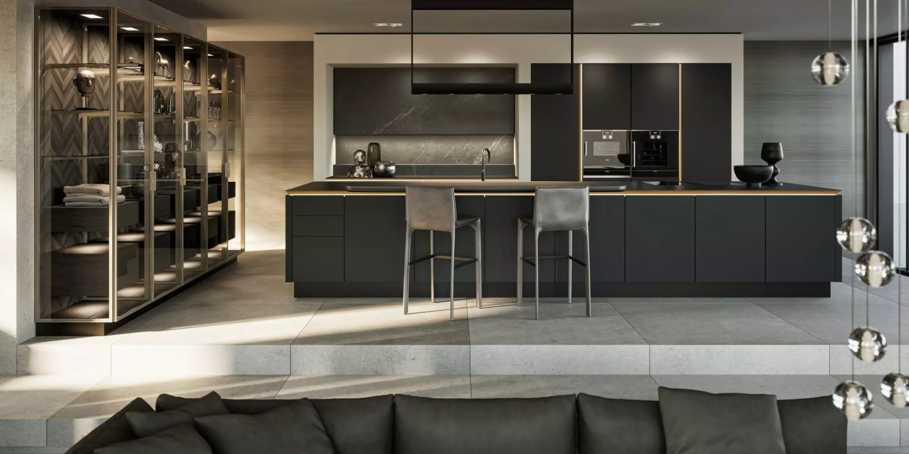 ΕΠΙΠΛΑ ΚΟΥΖΙΝΑΣ SieMatic SLX PURE ANTHRACITE