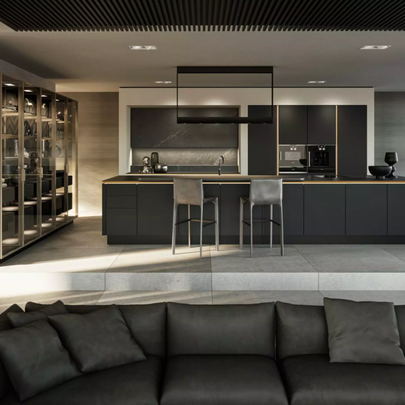 ΕΠΙΠΛΑ ΚΟΥΖΙΝΑΣ SieMatic SLX PURE ANTHRACITE