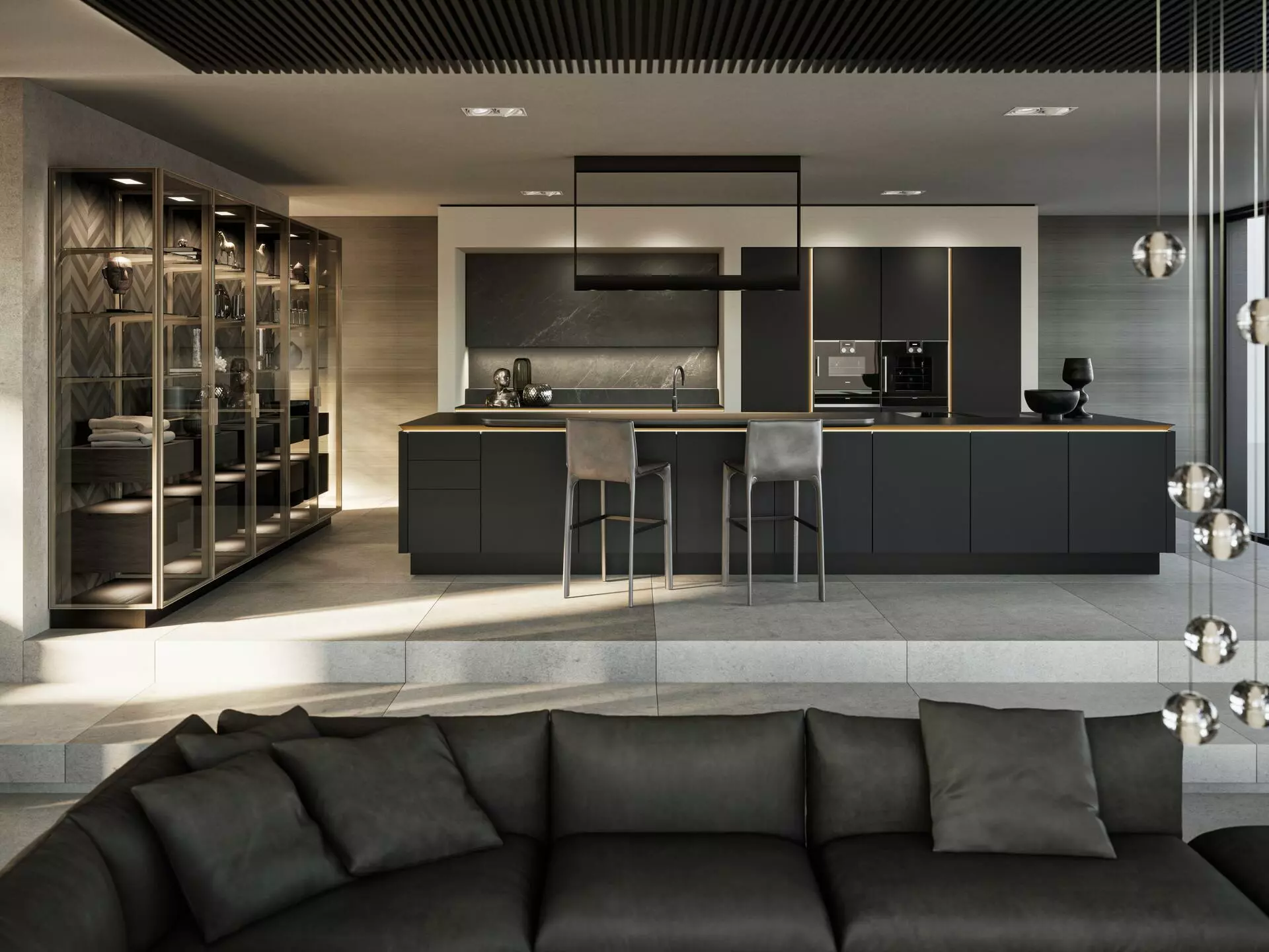 ΕΠΙΠΛΑ ΚΟΥΖΙΝΑΣ SieMatic SLX PURE ANTHRACITE