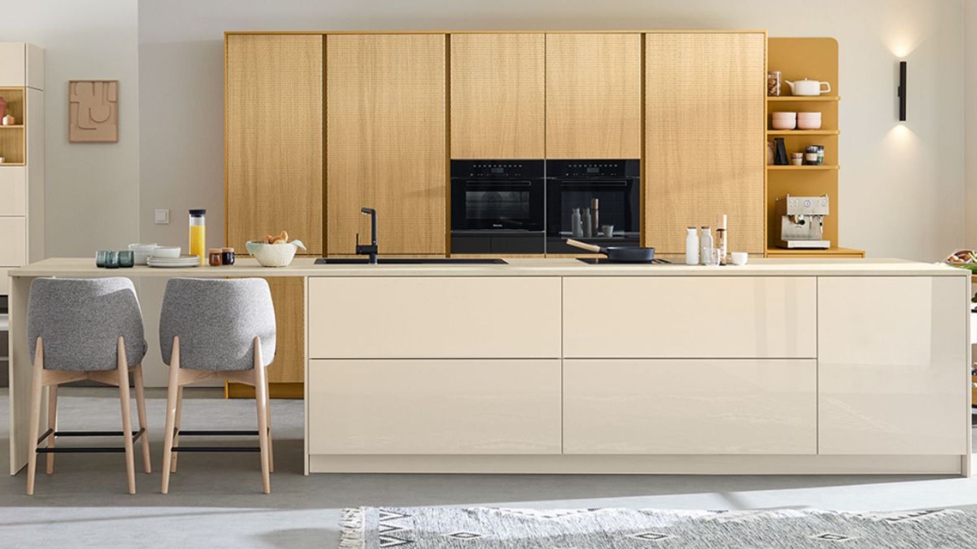 ΕΠΙΠΛΑ ΚΟΥΖΙΝΑΣ BALLERINA KÜCHEN RATTANA 8360