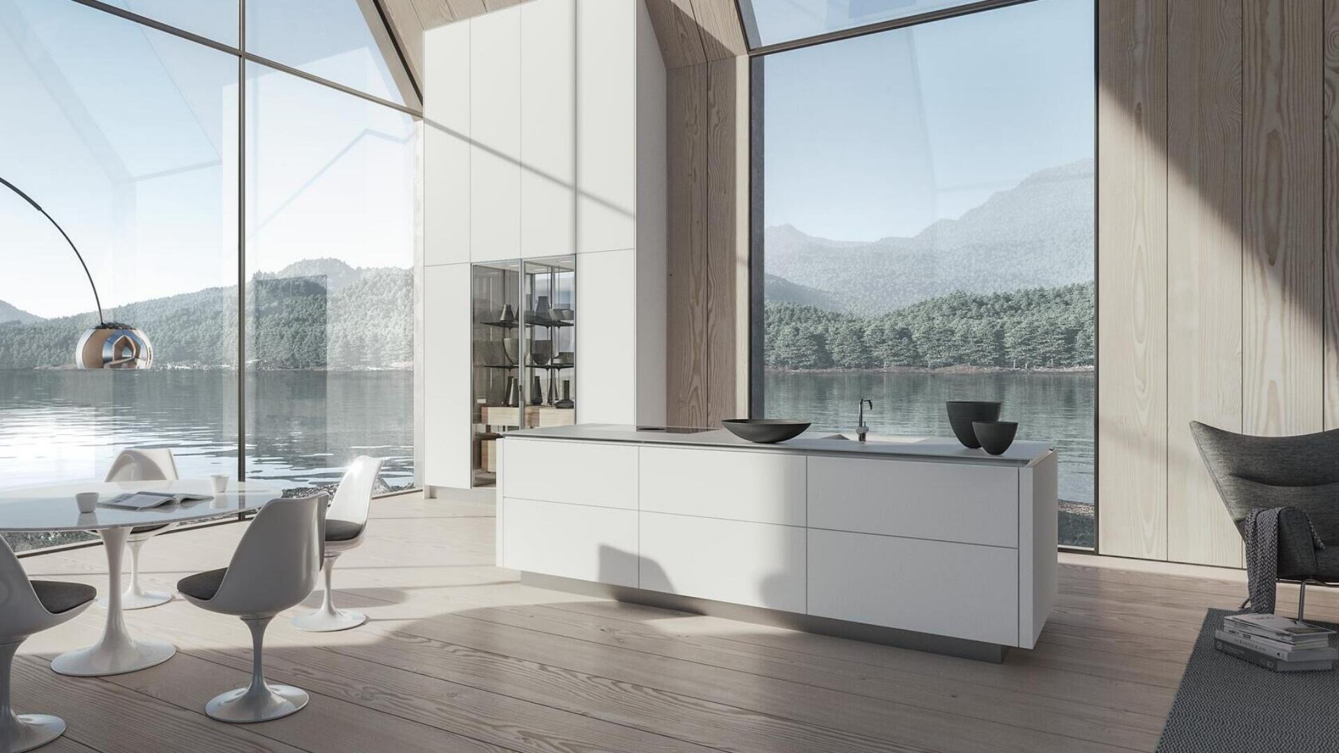 Handle-less έπιπλα κουζίνας: Minimal αισθητική, μέγιστη λειτουργικότητα