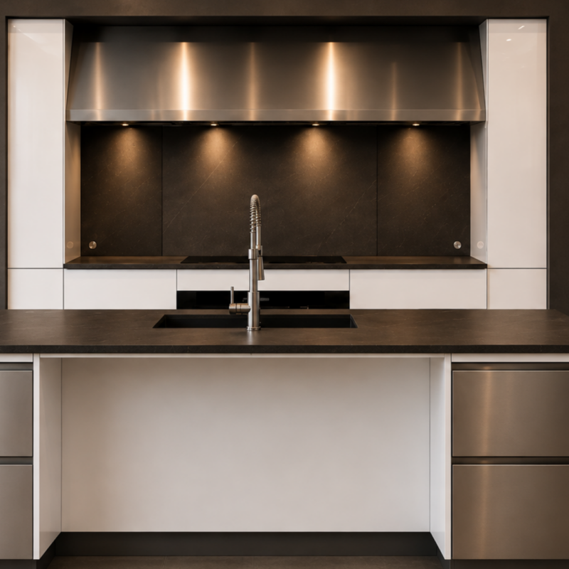Εκθεσιακά Έπιπλα Κουζίνας  S2-LG | Titan White Gloss – SieMatic