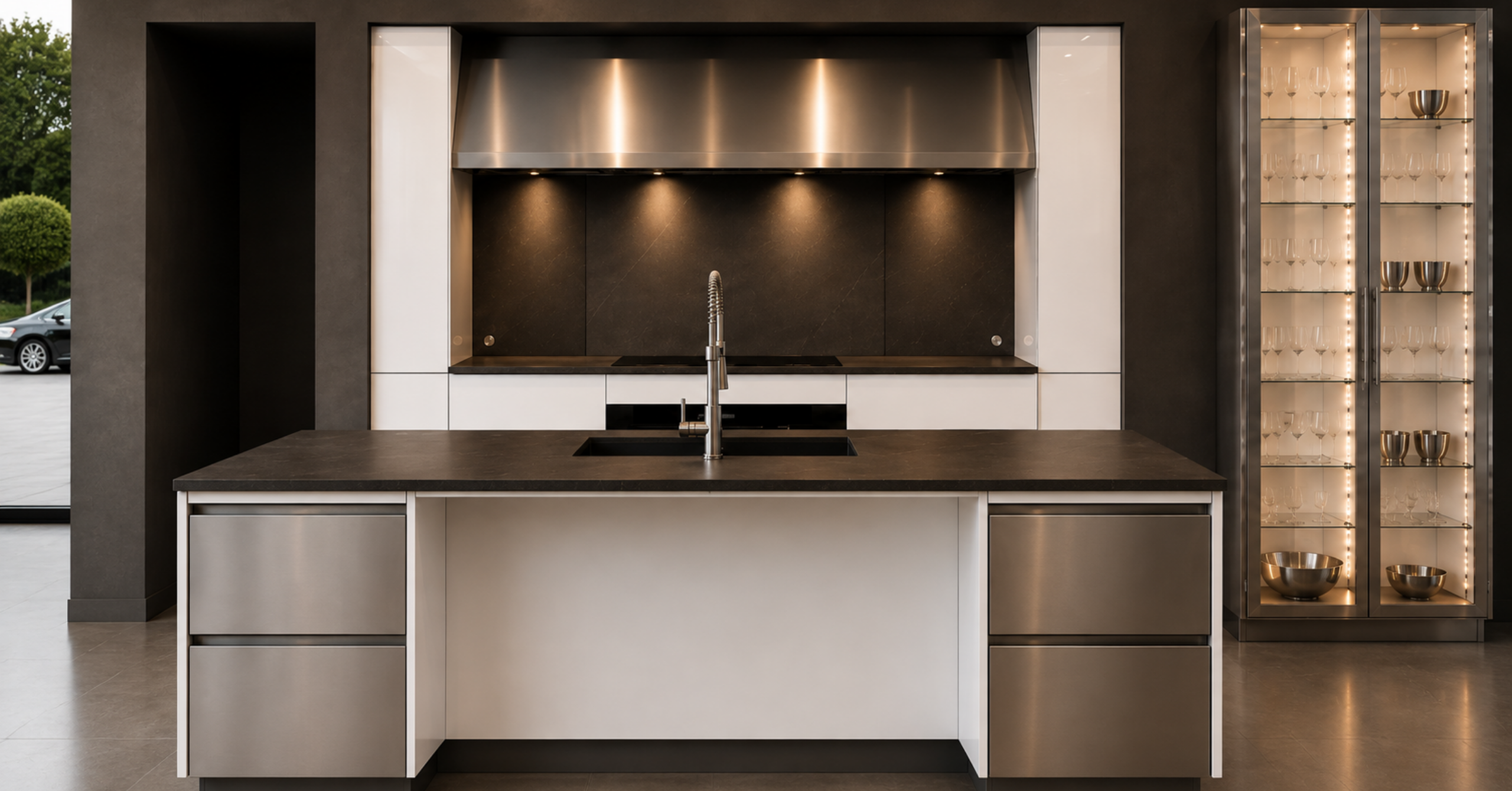 Εκθεσιακά Έπιπλα Κουζίνας  S2-LG | Titan White Gloss – SieMatic