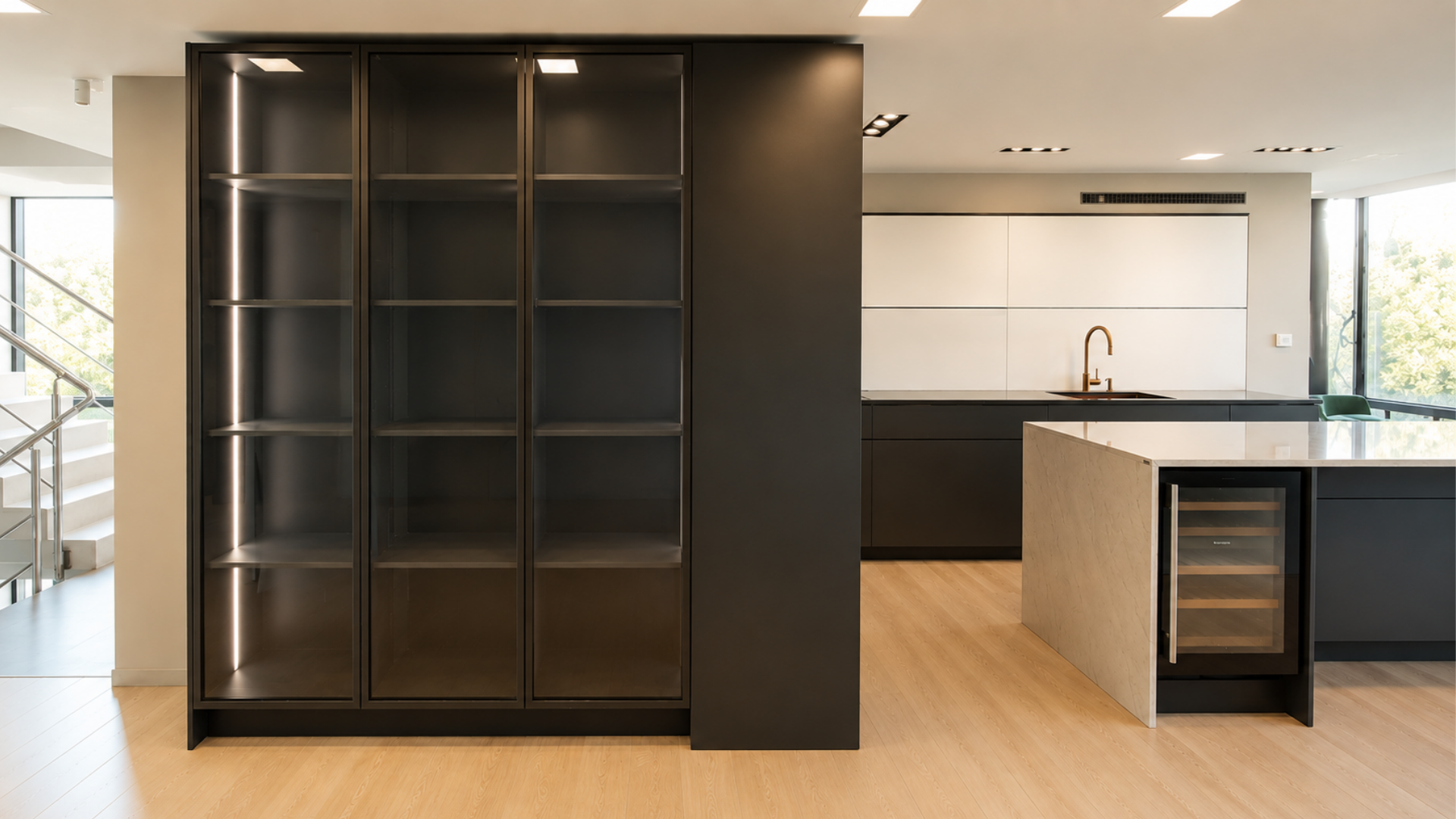 Εκθεσιακά Έπιπλα Κουζίνας Glass + Mover + Vogue – Biente Italia