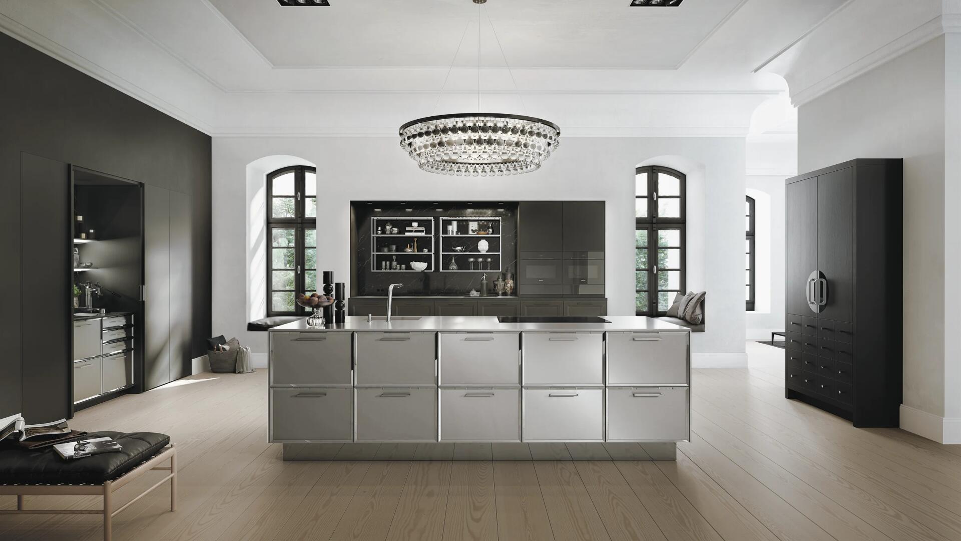 ΕΠΙΠΛΑ ΚΟΥΖΙΝΑΣ SieMatic CLASSIC Black & Steel