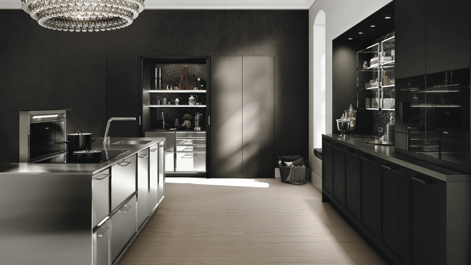 ΕΠΙΠΛΑ ΚΟΥΖΙΝΑΣ SieMatic CLASSIC Black & Steel