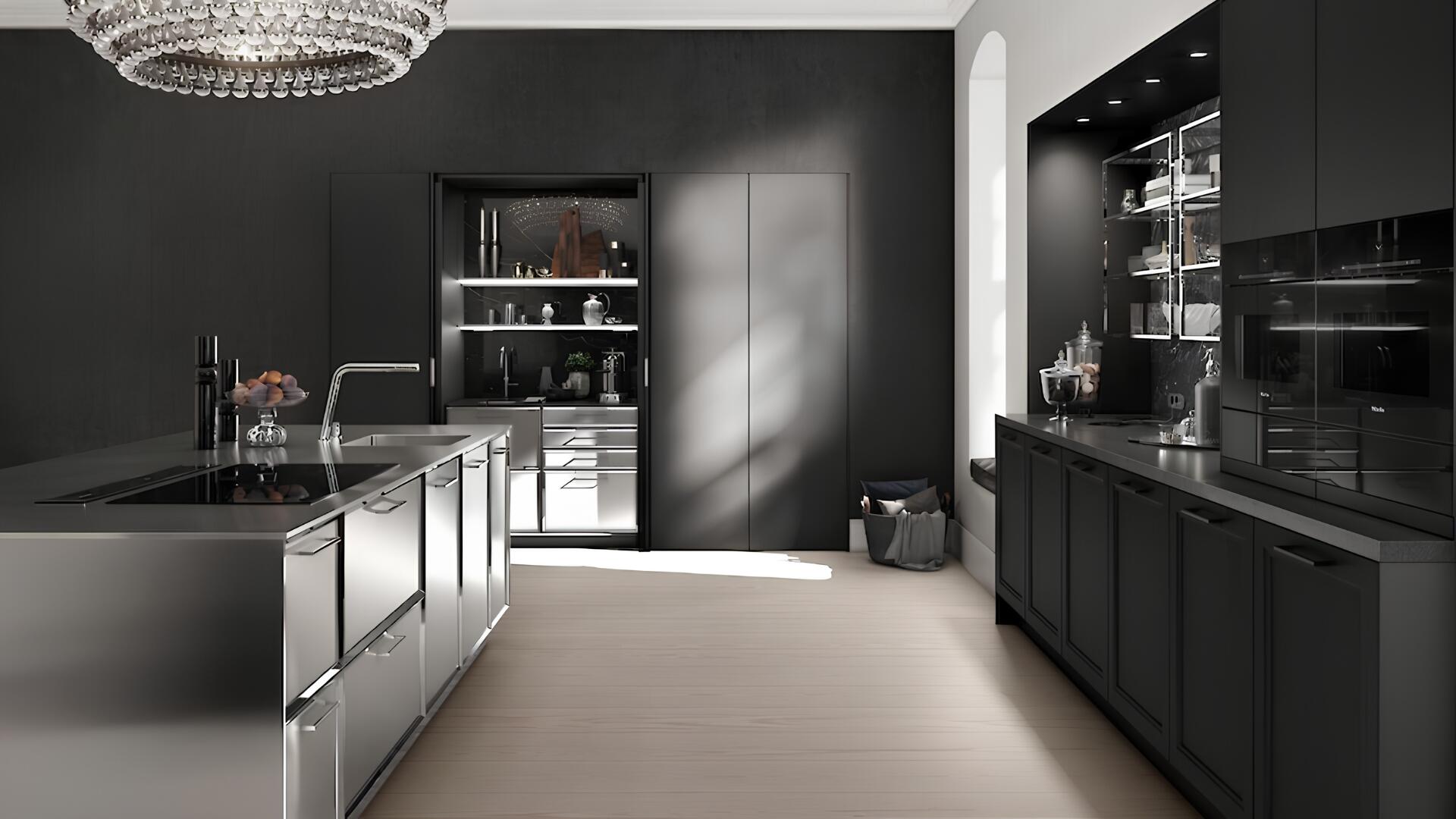 ΕΠΙΠΛΑ ΚΟΥΖΙΝΑΣ SieMatic CLASSIC Black & Steel